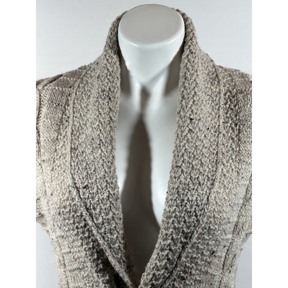 JM Cooper Vintage Cable Knit Wool Sweater Vest Women XS Multicolor Knit Top Casu - Picture 4 of 12